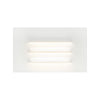 Line Voltage Louvered Dimmable Step Light, 120V AC, 3.5W, 110LM, 4.72