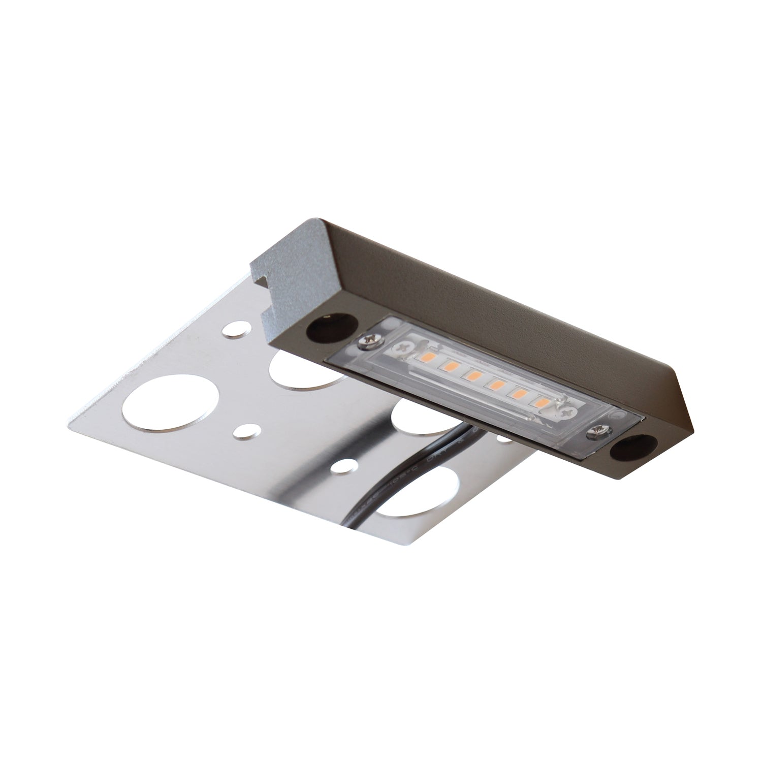 Low Voltage 4" Hardscape Light, 9-15V AC/DC, 2W, 2700K, UL Listed