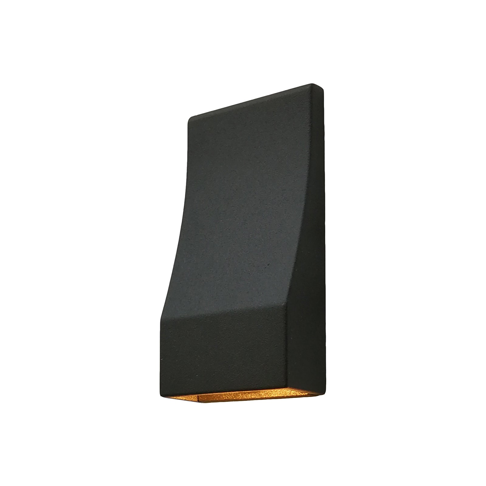 Low Voltage Rectangle Deck Post Light, Wedge Lights, Black, 9-15V AC/DC, 2W, 30lm