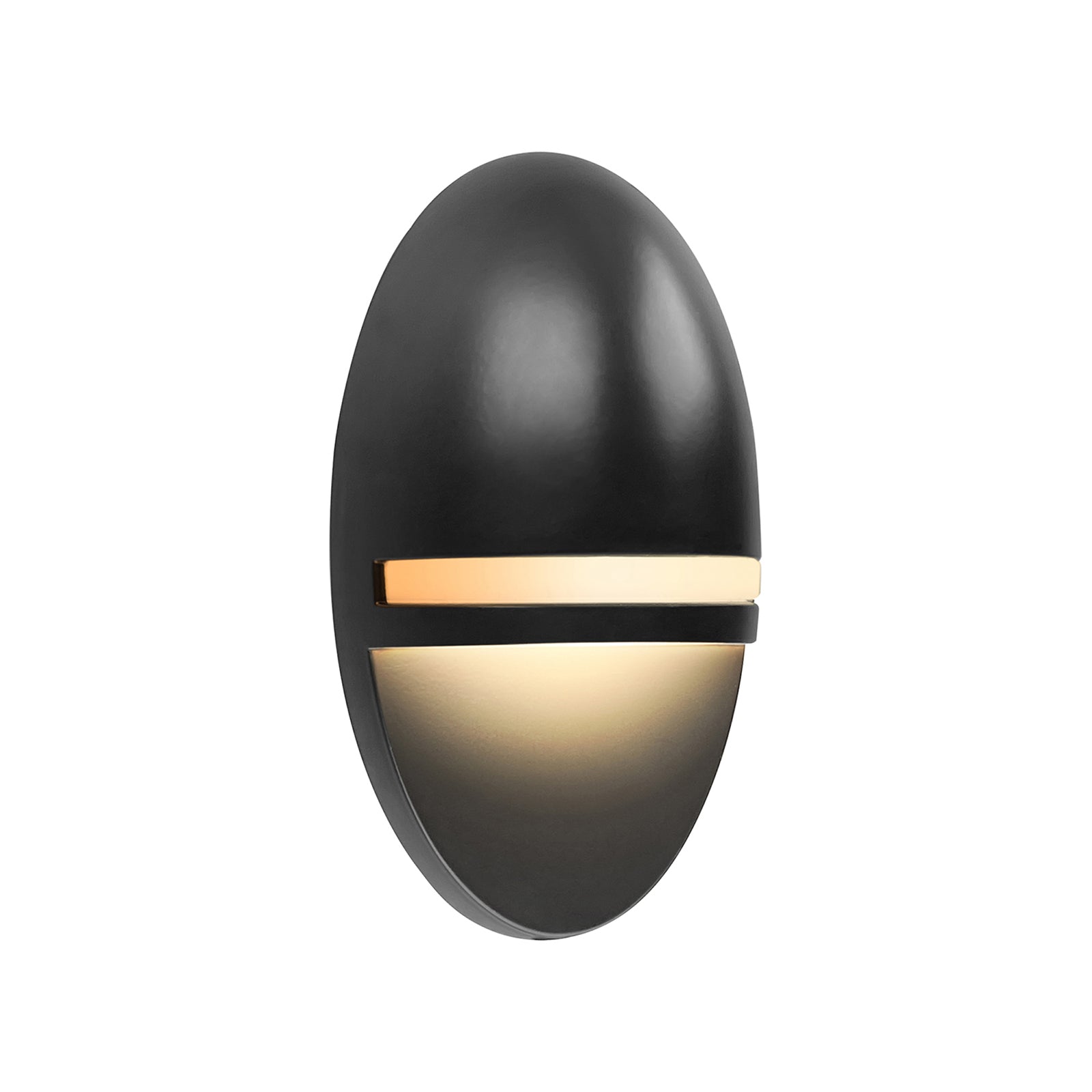 Low Voltage Vertical Oval Post Light, 9-15V AC/DC, 2W, 60lm, 2700K