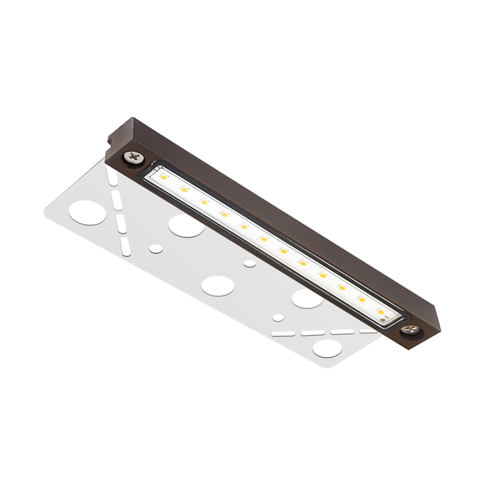 Second Generation Low Voltage Hardscape Light, Paver Wall Lights, 6.8" Length, Clear Lens, 9-15V AC/DC, 1.5W, 220lm, 2700K