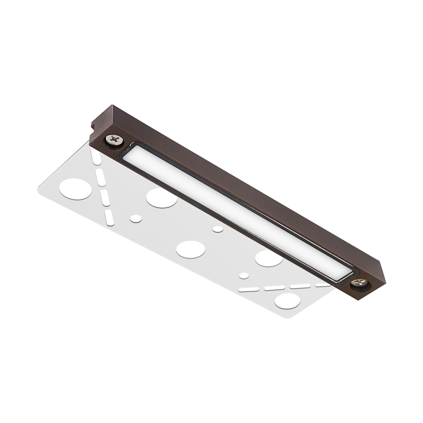 Second Generation Low Voltage Hardscape Light, Paver Wall Lights, 6.8" Length, Frosted Lens, 9-15V AC/DC, 1.5W, 140lm, 2700K