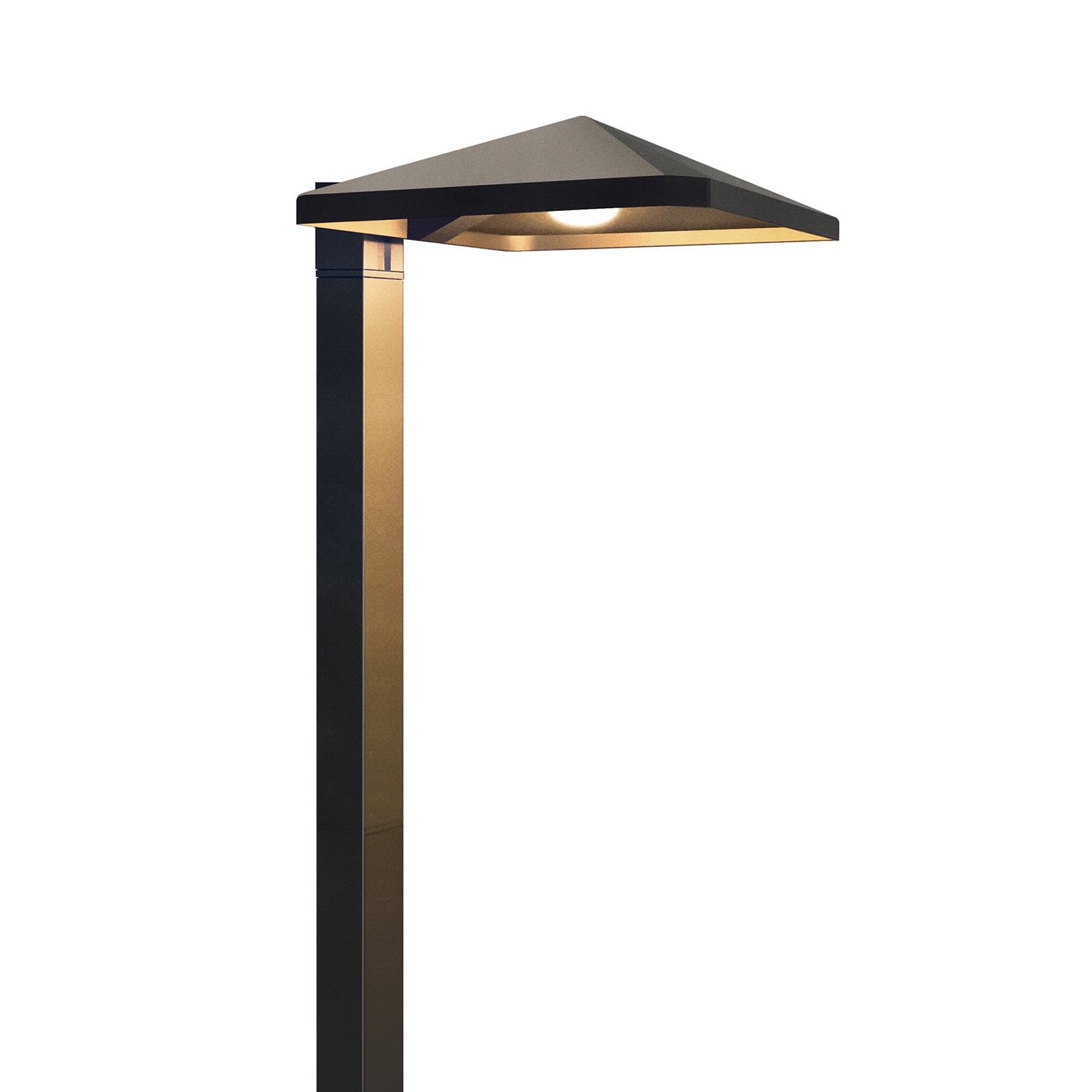 Low Voltage Rectangle Hat Pathway Light, 9-15V AC/DC, 3W, 3000K