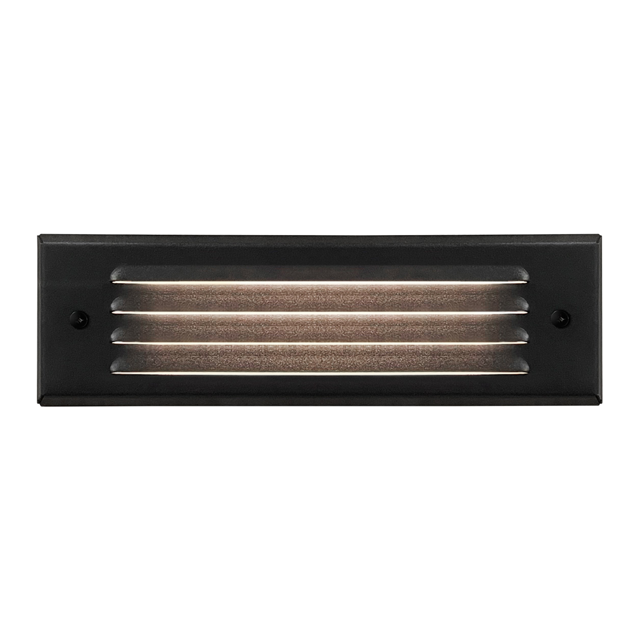 Low Voltage Louvered Step Light, 4W 9-15V AC/DC Surface Mount, IP65, 9.37" x 2.87" x 0.55"