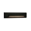 Low Voltage Linear Step Light, 9-15V AC/DC, 2W, 2700K, Black, 7.36
