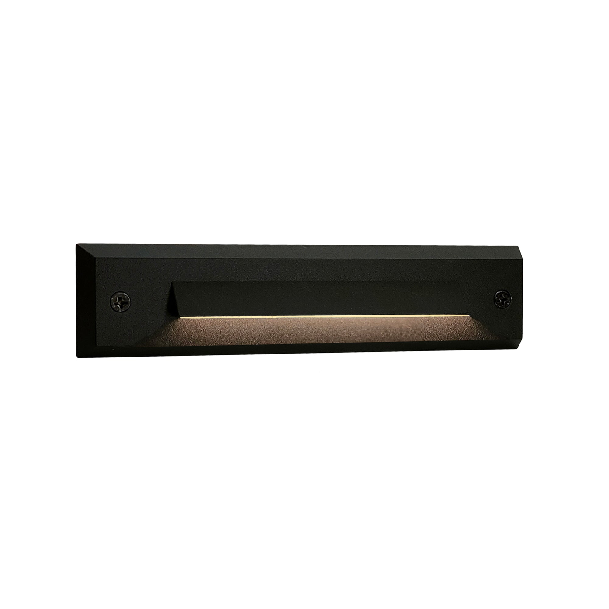 Low Voltage Linear Step Light, 9-15V AC/DC, 2W, 2700K, Black, 7.36" x 1.70" x 0.52"