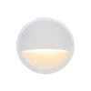 Low Voltage Eyelid Deck Post Light, Glossy White, ∅3.35