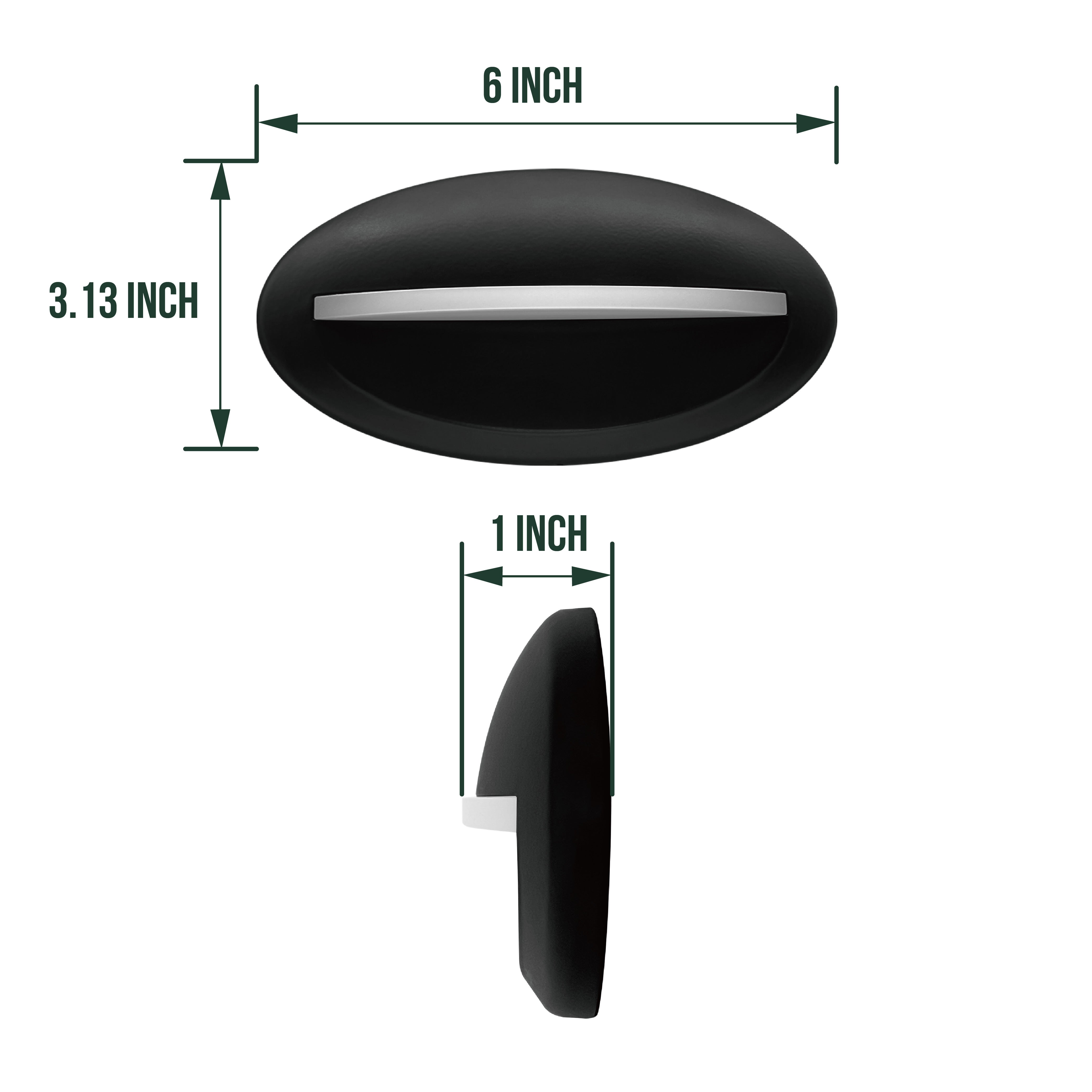 Low Voltage Oval Step Light, 9-15V AC/DC, 2W, 40lm, 2700K