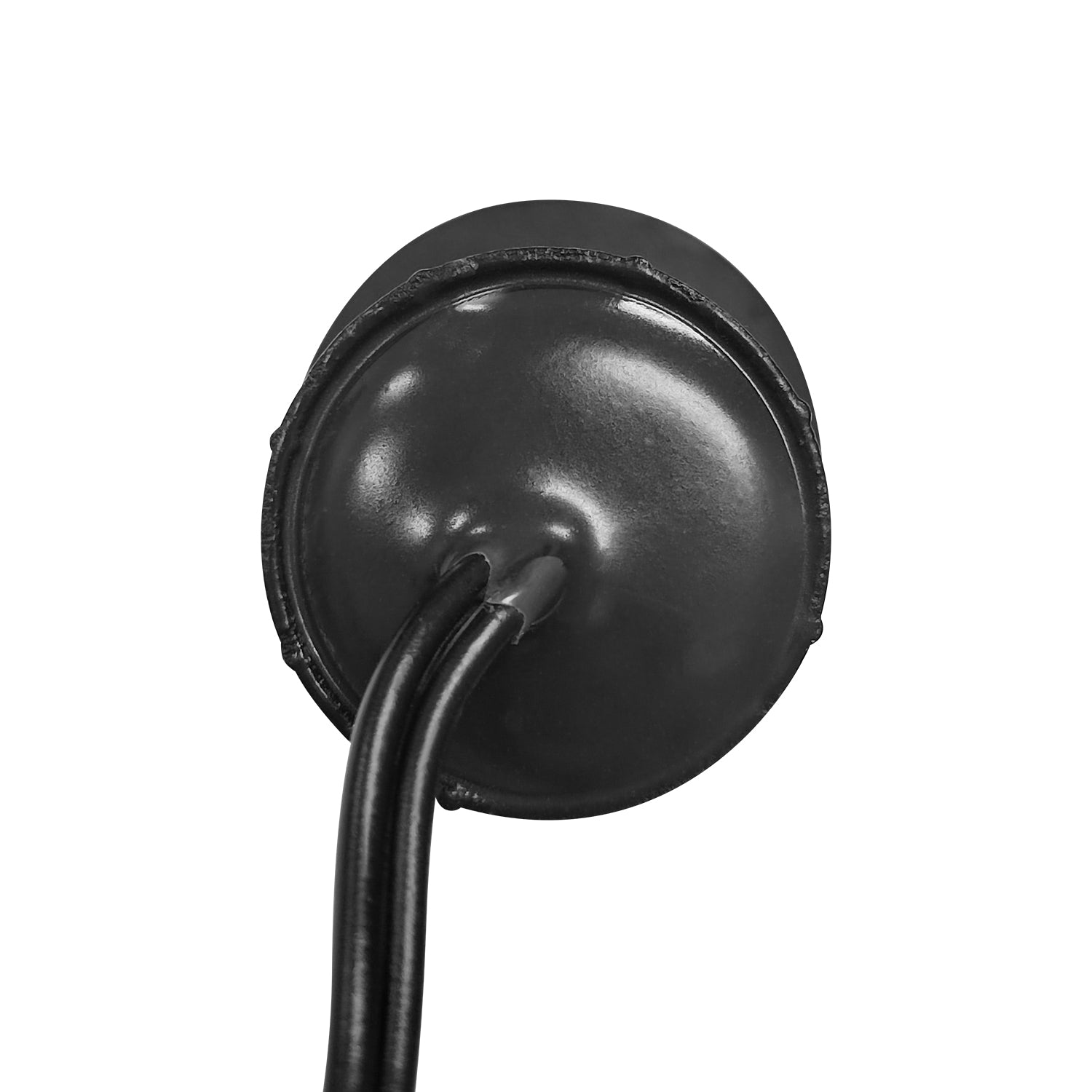 Low Voltage Recessed Stair Riser Light, Mini Size Eyelid Shape ∅1", Black, 12V AC/DC, 1W, 5lm, 3000K Gen 2