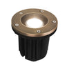 Low Voltage Brass Open Top Well Light, 12V AC/DC, 5W, IP67 Rated, 410Lm, 2700K (MR16)