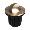 Low Voltage Brass Beacon Top Well Light, 12V AC/DC, 5W, IP67 Rated, 140Lm, 2700K (MR16)