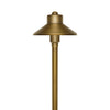 Low Voltage Solid Brass China Hat Path Light (5