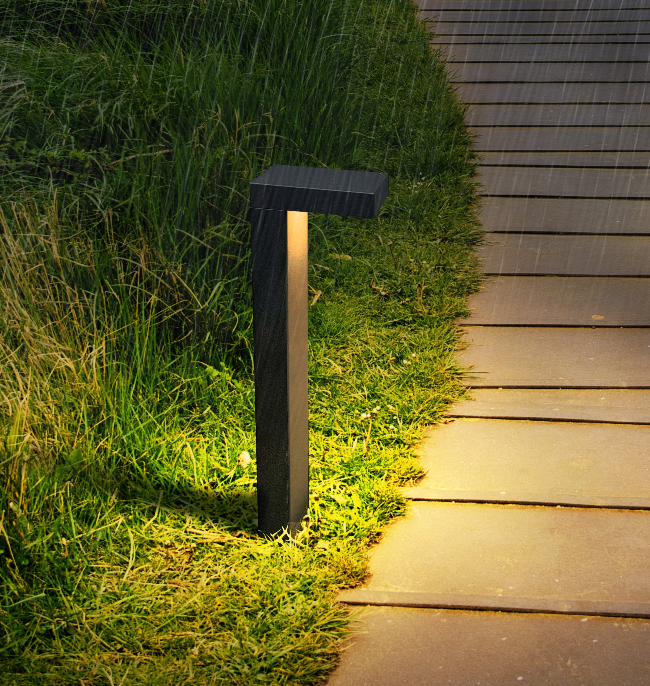 Low Voltage Landscape Pathway Light, 9-15V AC/DC, IP66+ Waterproof, Color Changing