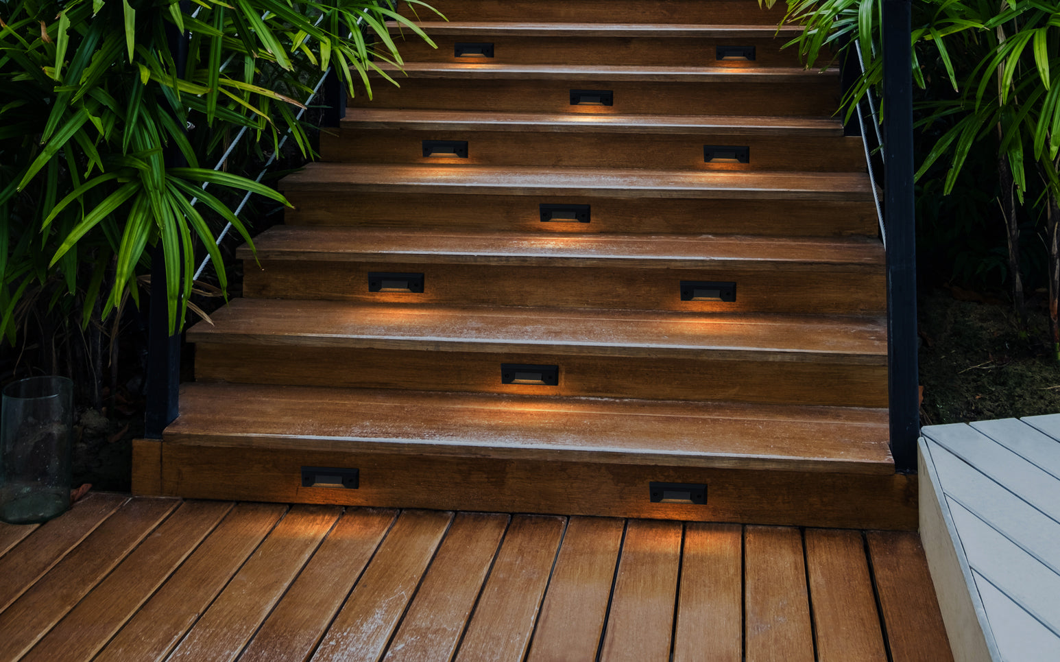 Step Light One Way Low Voltage Mini Size Linear Step Light, 1W, 9-15V AC/DC, 3000K, 4.50 ...