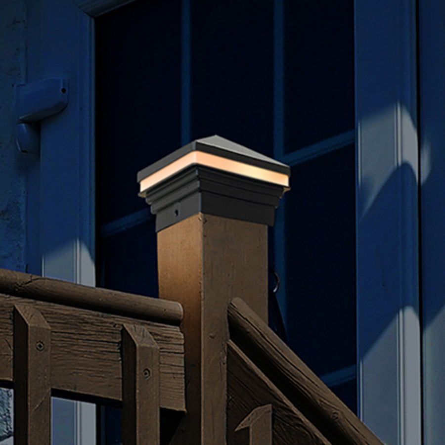 Low Voltage Pyramid Post Cap Lights, 9-15V AC/DC, 3W, 30 LM, 2700K, IP ...