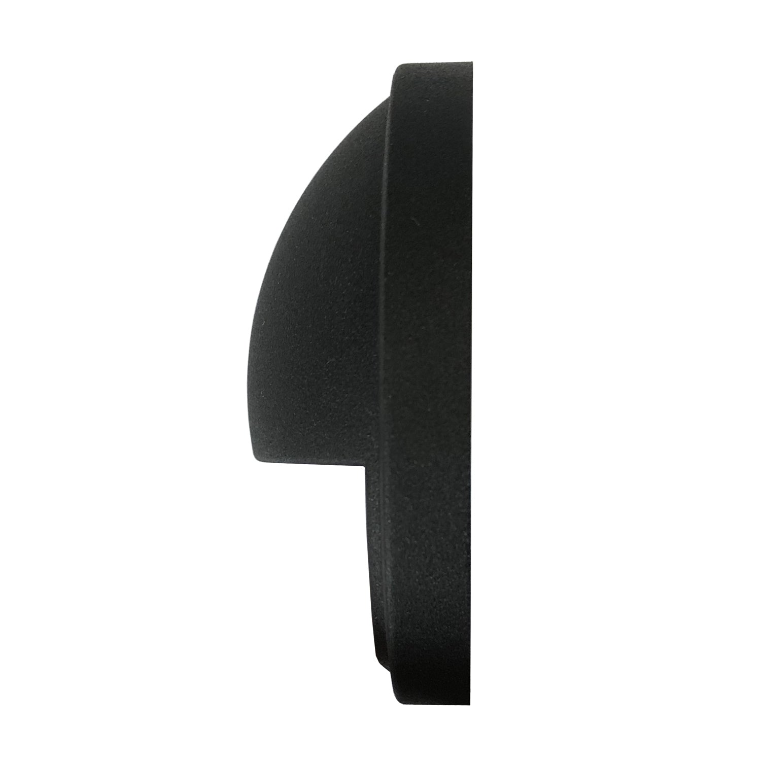 Low Voltage Eyelid Deck Post Light, Black, Φ3.35" X H1.23", 9-15V AC/DC, 2W, 30lm