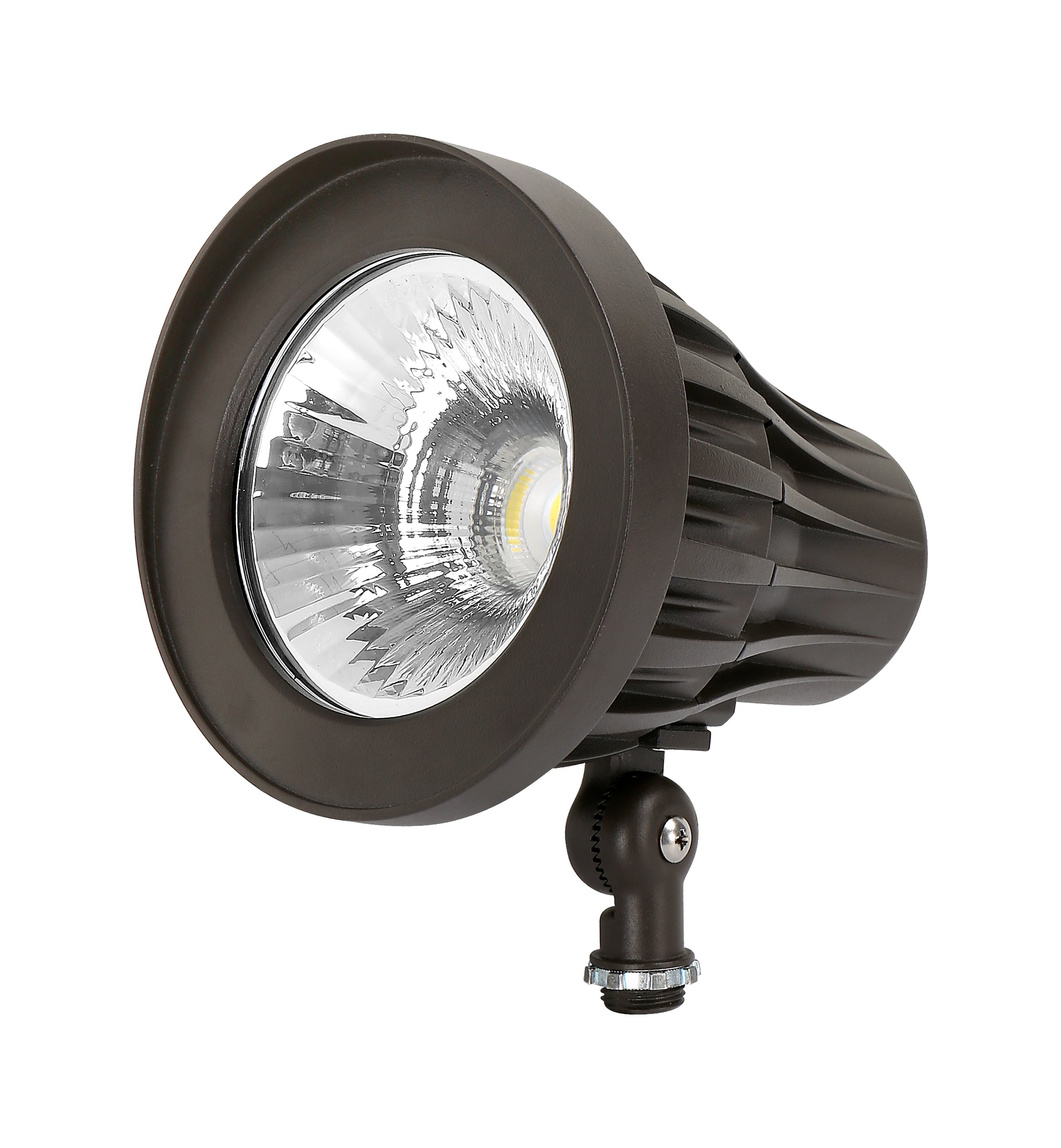 30W Bullet/Round Spotlight, 120-277V AC, UL Listed & DLC Qualified