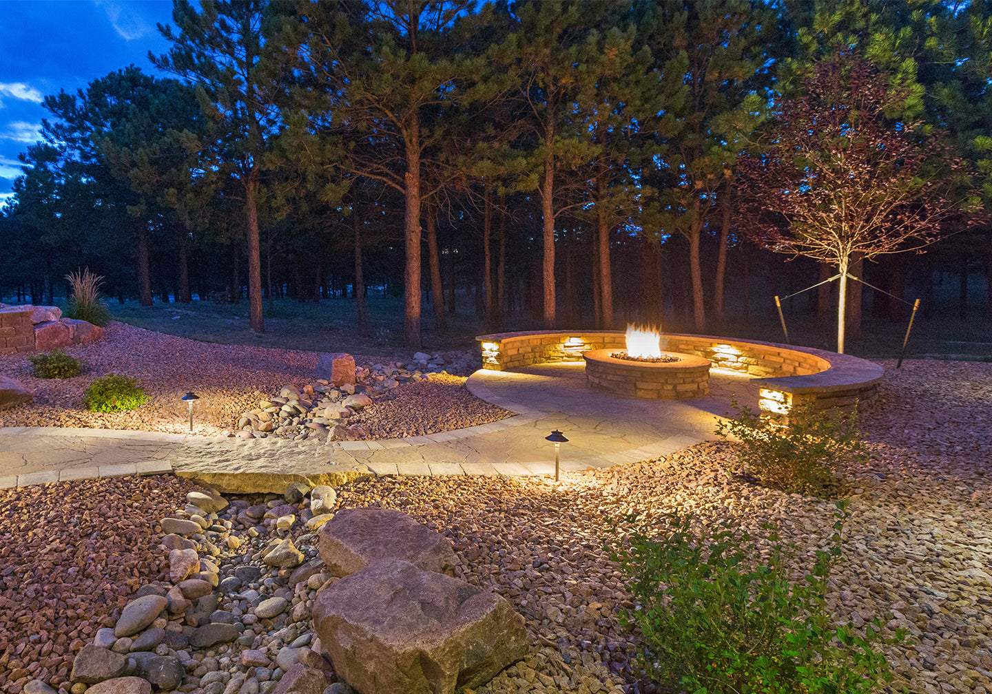 Low Voltage 12" Hardscape Light, 9-15V AC/DC, 4W, 2700K
