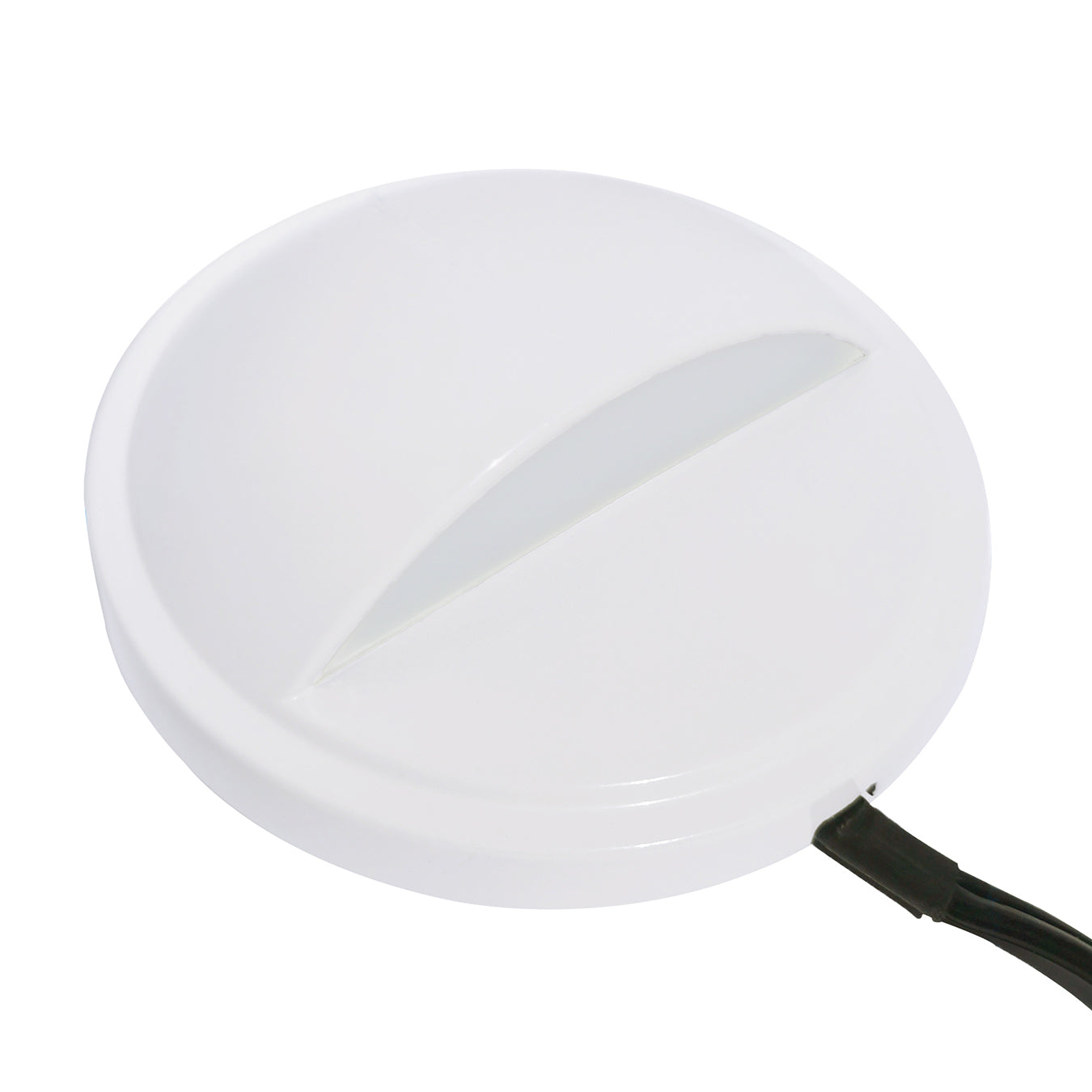 Low Voltage Eyelid Deck Light with 2W Integrated LED Chips, 12V AC/DC, White, Φ3.35" X H1.23"