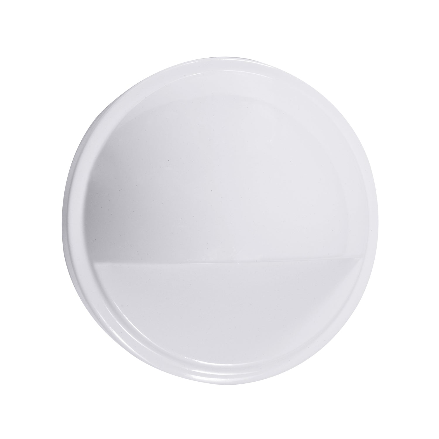 Low Voltage Eyelid Deck Post Light, Glossy White, Φ3.35" X H1.23", 9-15V AC/DC, 2W, 40lm