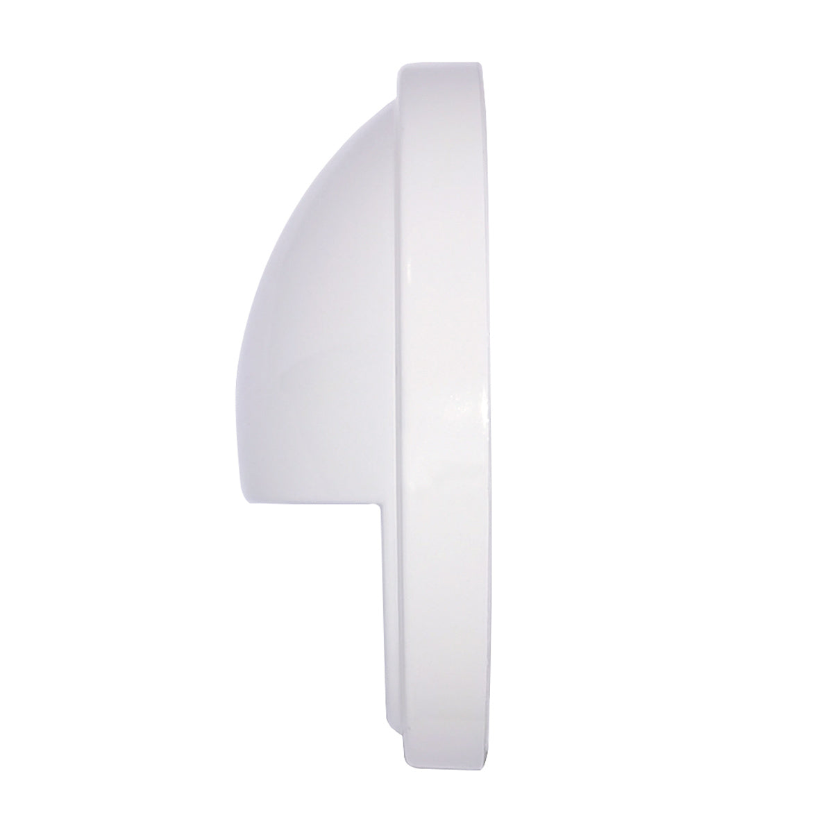 Low Voltage Eyelid Deck Post Light, Glossy White, Φ3.35" X H1.23", 9-15V AC/DC, 2W, 40lm