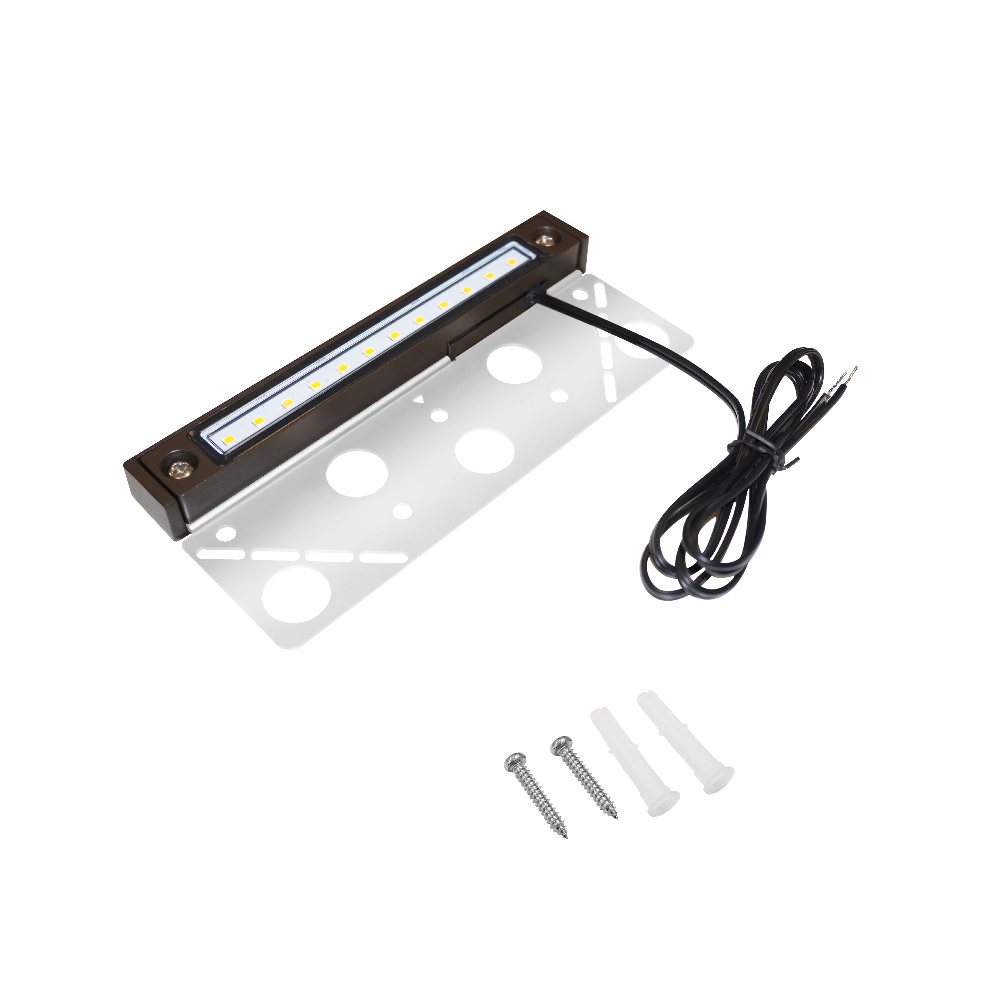 Replaceable Low Voltage Hardscape Light, Retaining Wall Lights, 6.8" Length, 9-15V AC/DC, 1.5W, 200lm, 2700K