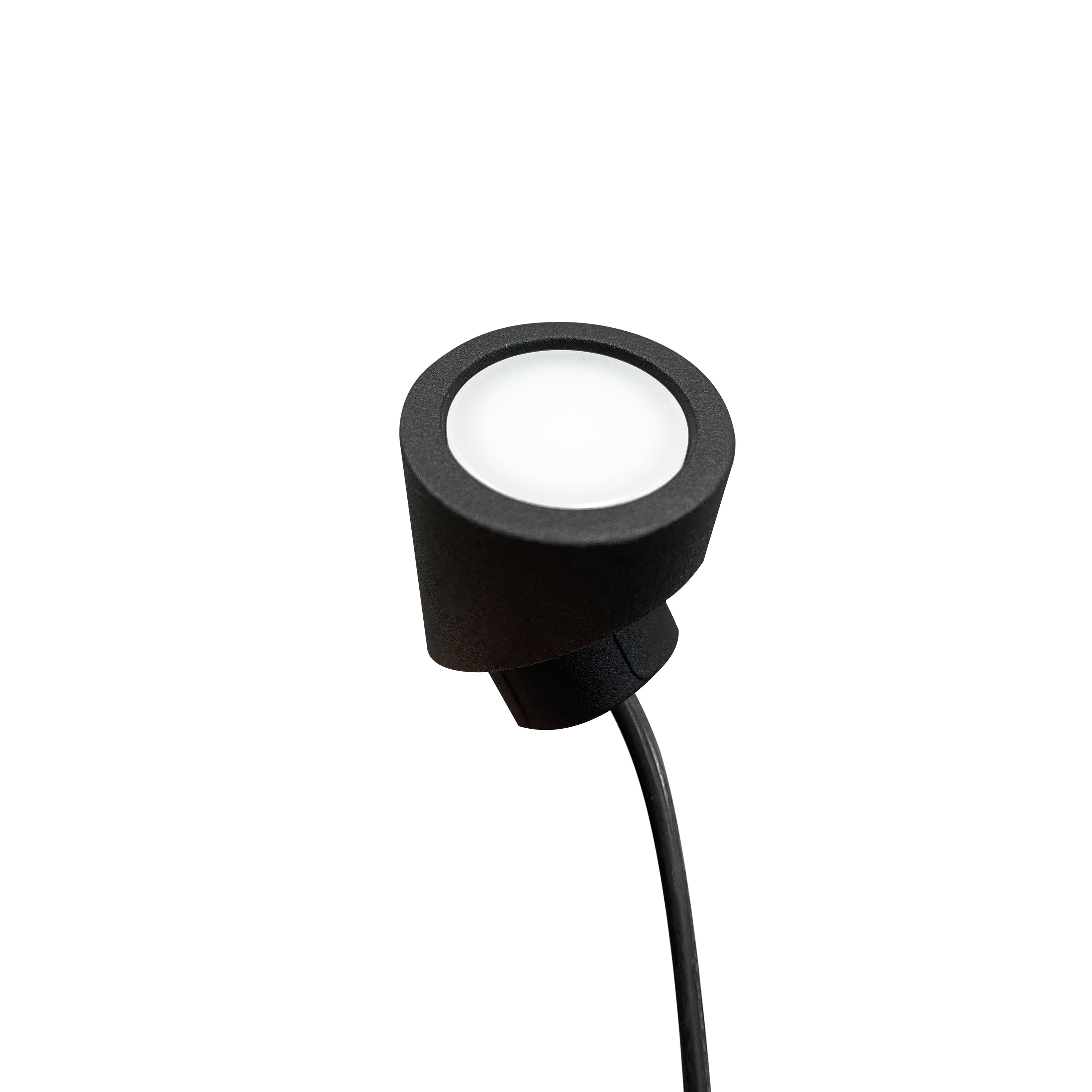 Low Voltage Rotatable Deck Post Light, Rail Lights, Black, 12V AC/DC, 1W, 20lm, 3000K
