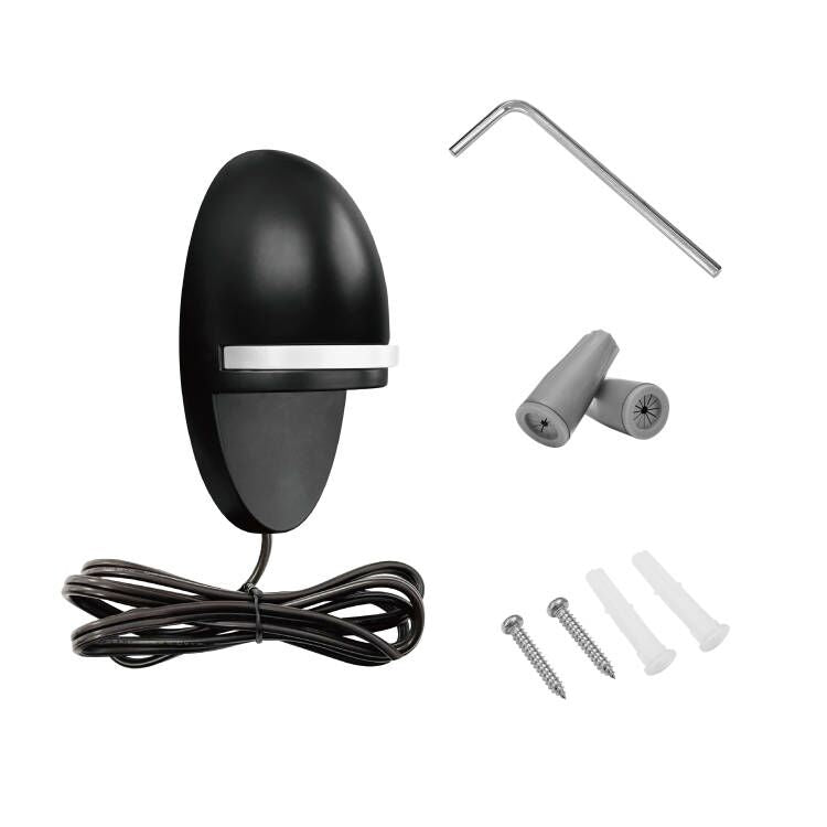 Low Voltage Vertical Oval Post Light, 9-15V AC/DC, 2W, 60lm, 2700K