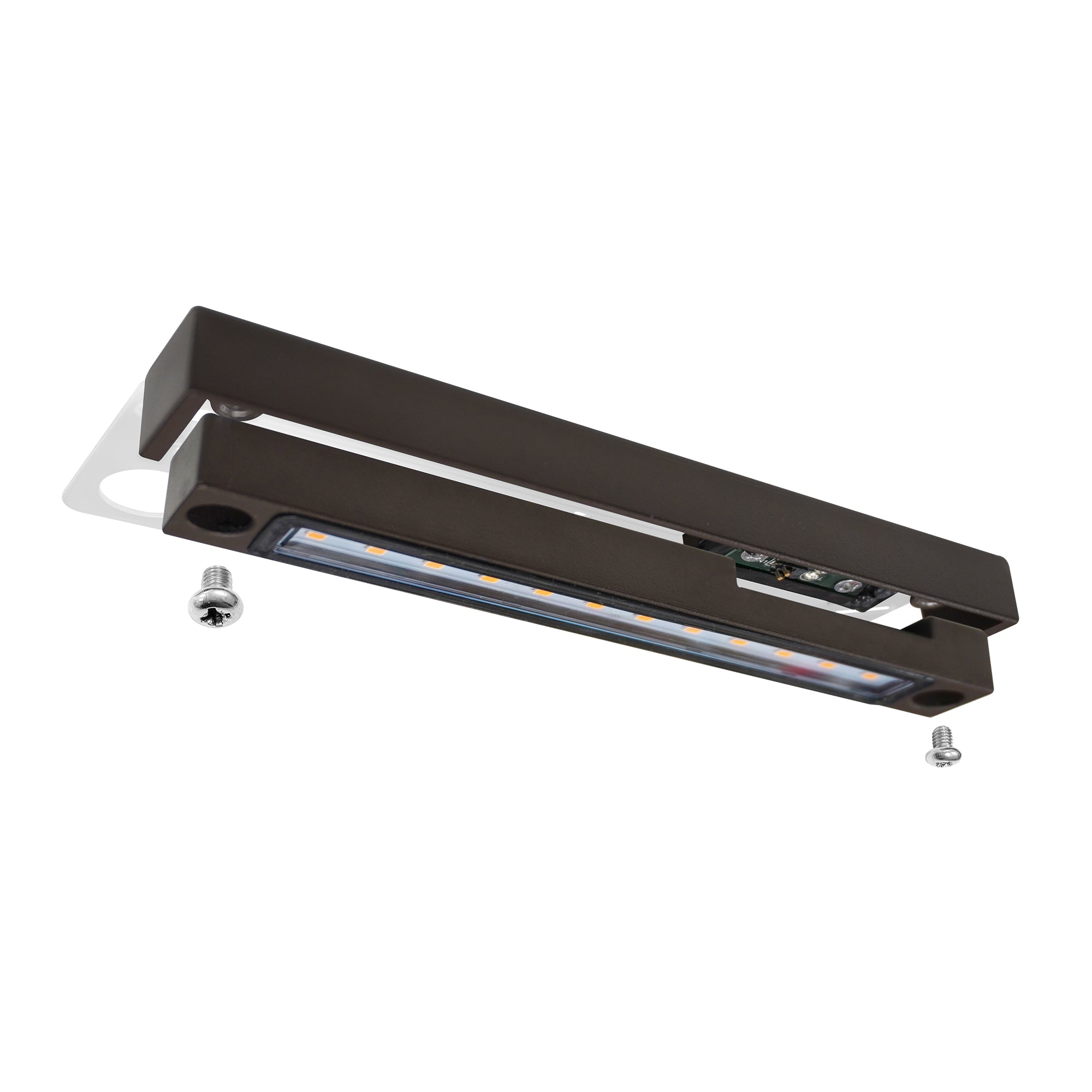 Replaceable Low Voltage Hardscape Light, Retaining Wall Lights, 6.8" Length, 9-15V AC/DC, 1.5W, 200lm, 2700K
